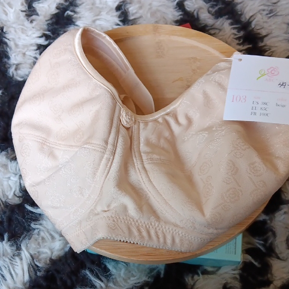 Beautiful New Beige Bra (Mastecomy Bra) Size 38C - Picture 1 of 5